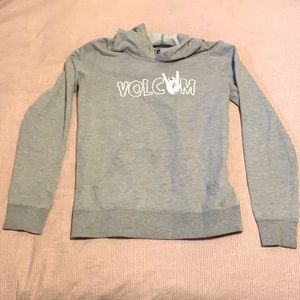 Volcom stone grey pullover hoodie